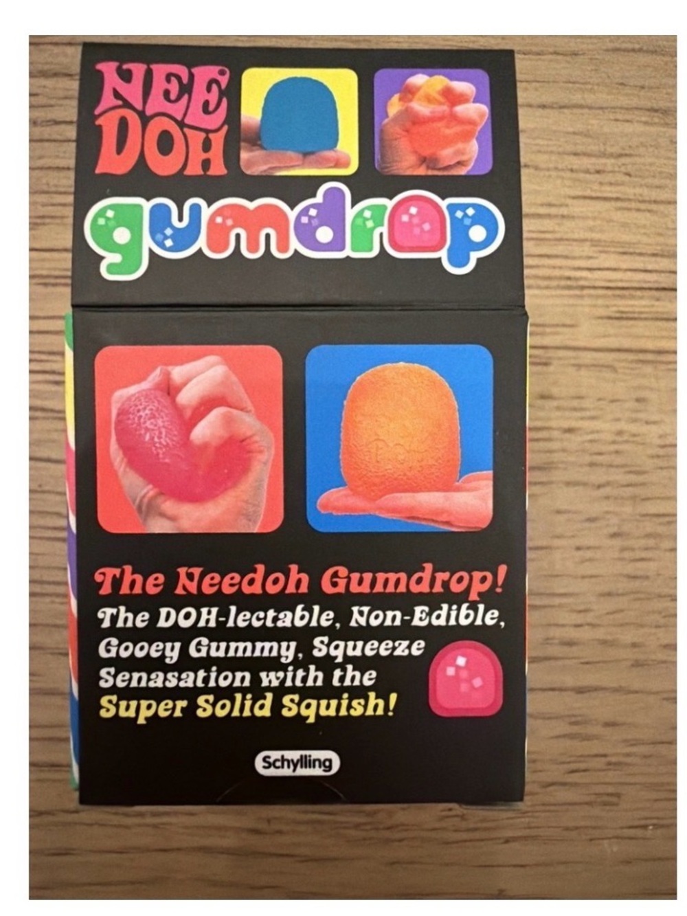 Orange Viral NeeDoh Gumdrop Super Solid Squish! HTF fast ship - Picture 2 of 4